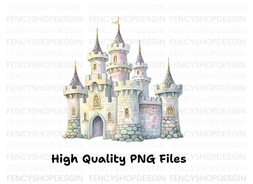 Fairytale Castle Clipart Bundle