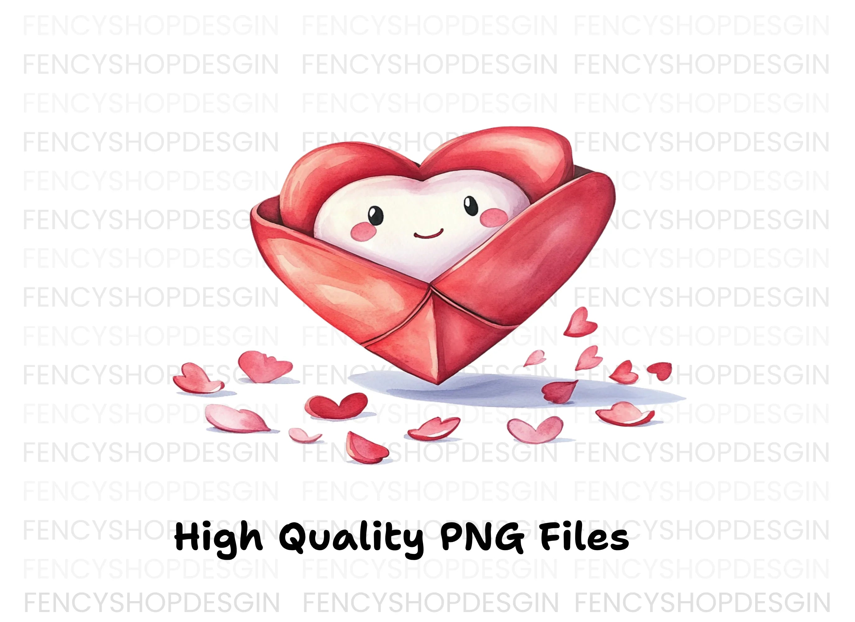 Sweet Heart Envelope Clipart Bundle