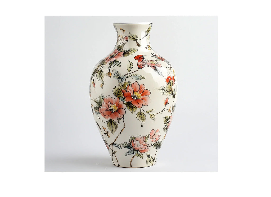 Elegant Floral Vase Illustration Clipart Bundle