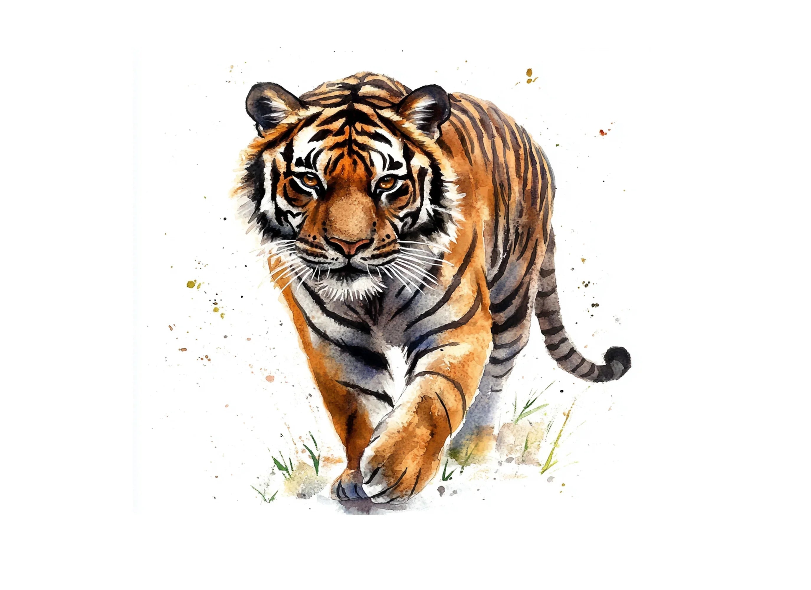 Dynamic Tiger Clipart Bundle