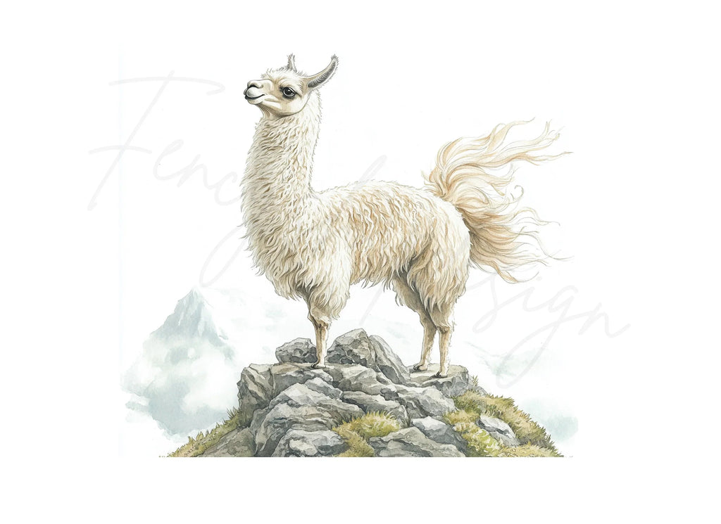 Cute Llama Clipart Bundle