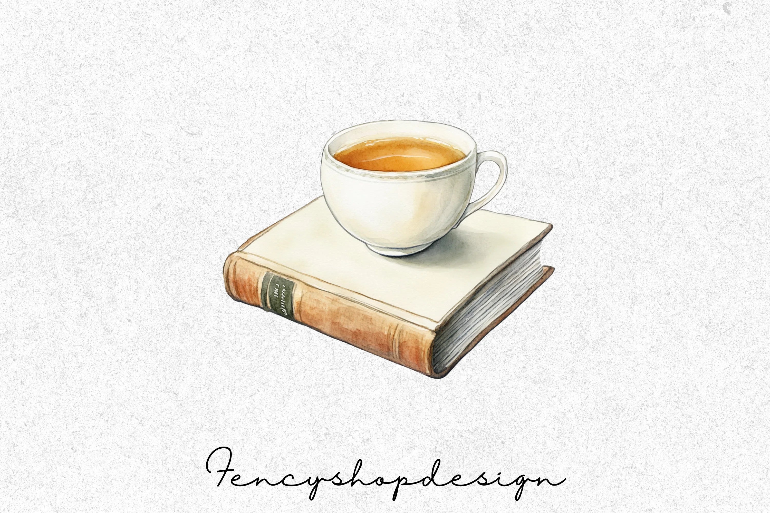 Cozy Tea Books Clipart Bundle