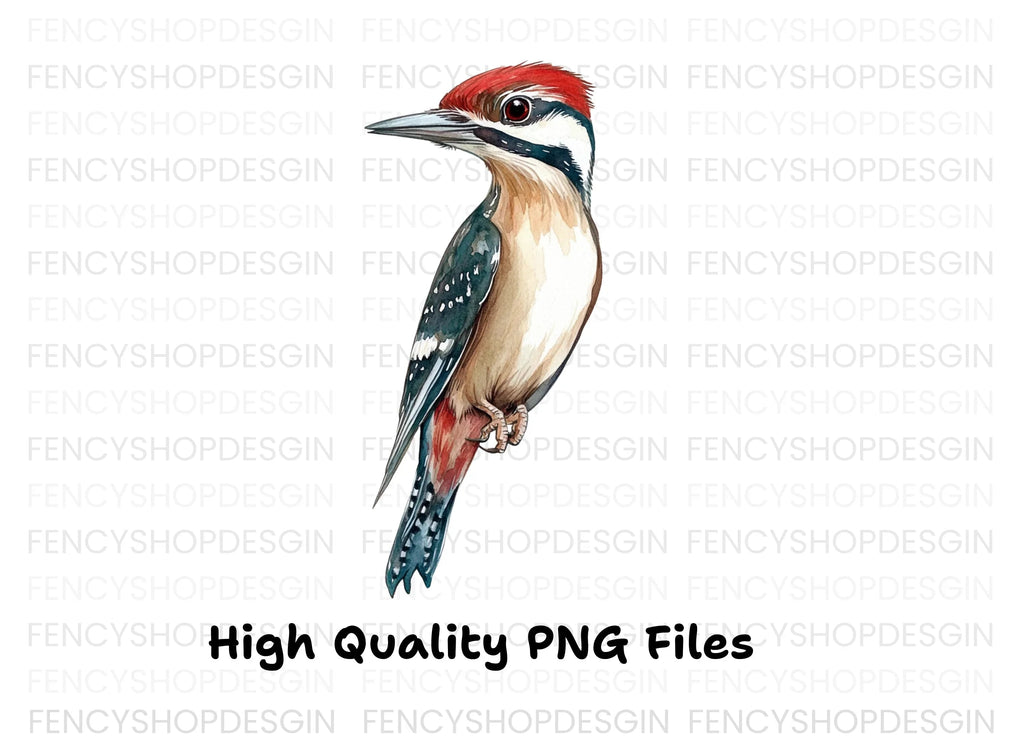 Vibrant Woodpecker Clipart Bundle