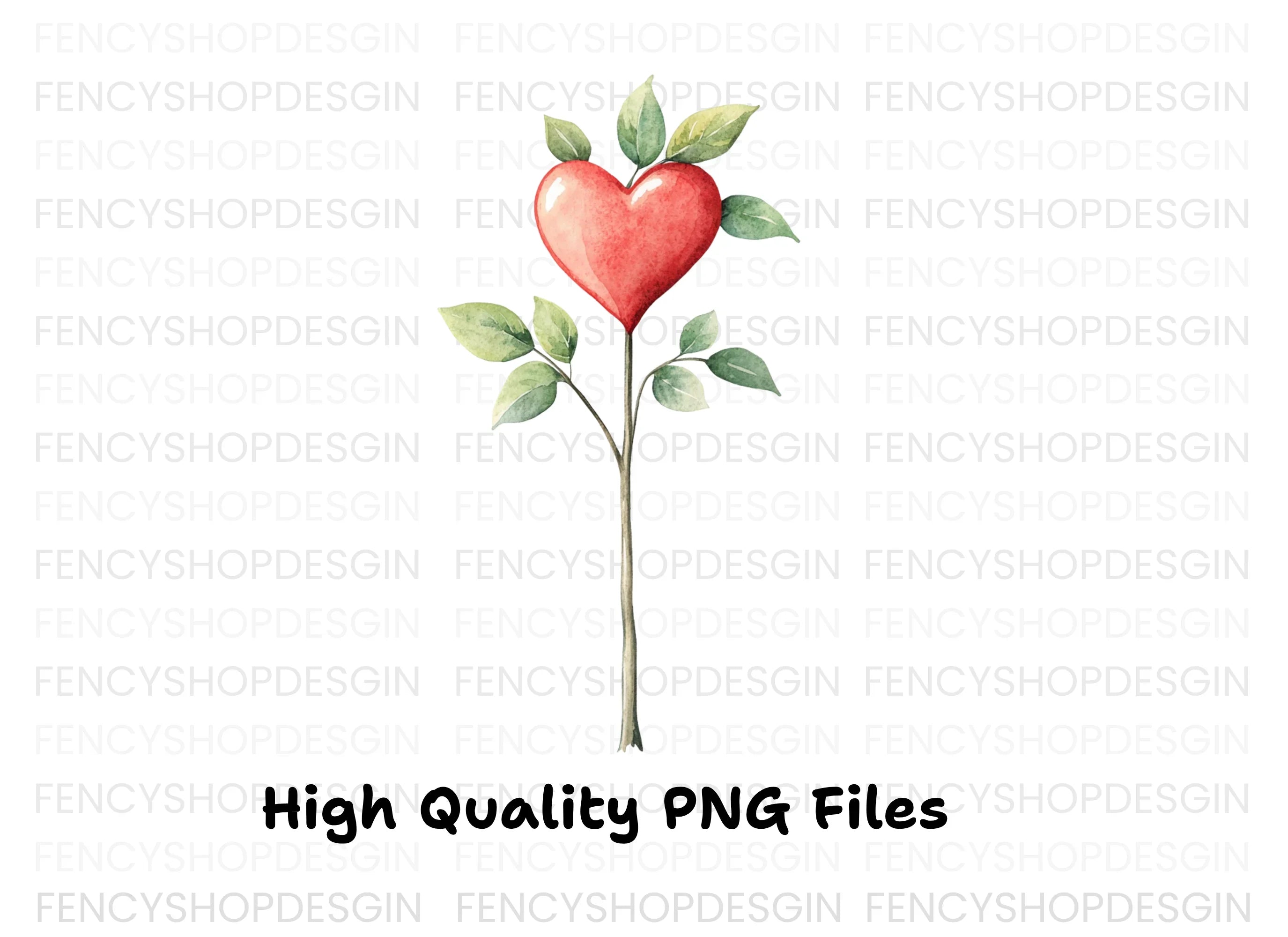 Love Tree Clipart Bundle