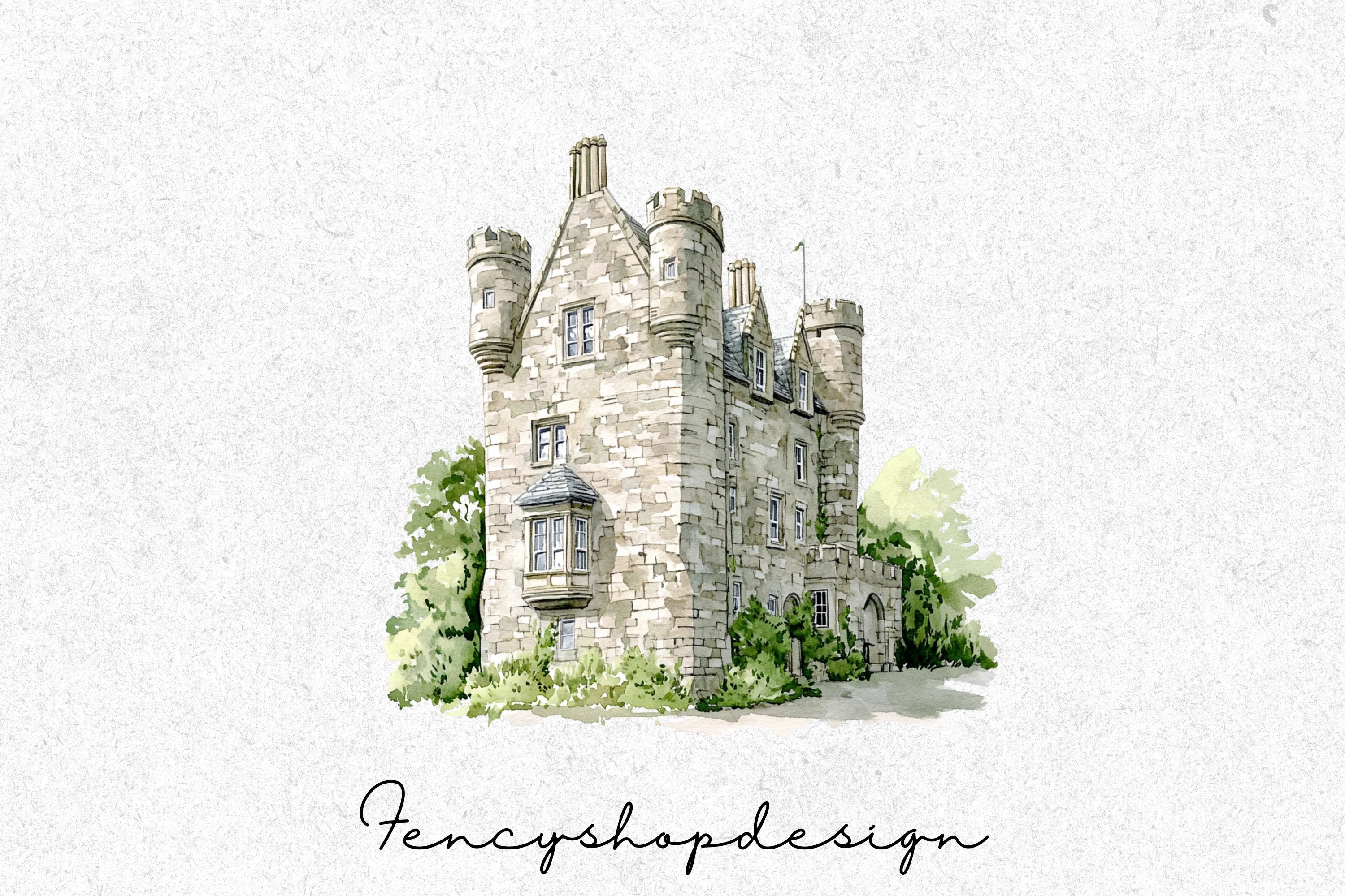 Medieval Castle Clipart Bundle