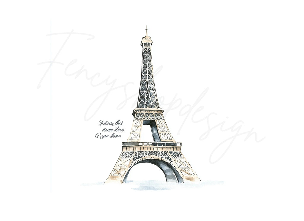 Eiffel Tower Clipart Bundle