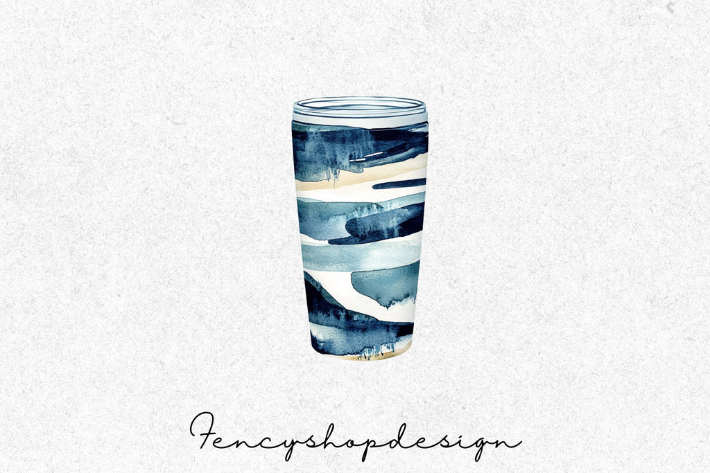Drink Tumblers Clipart Bundle