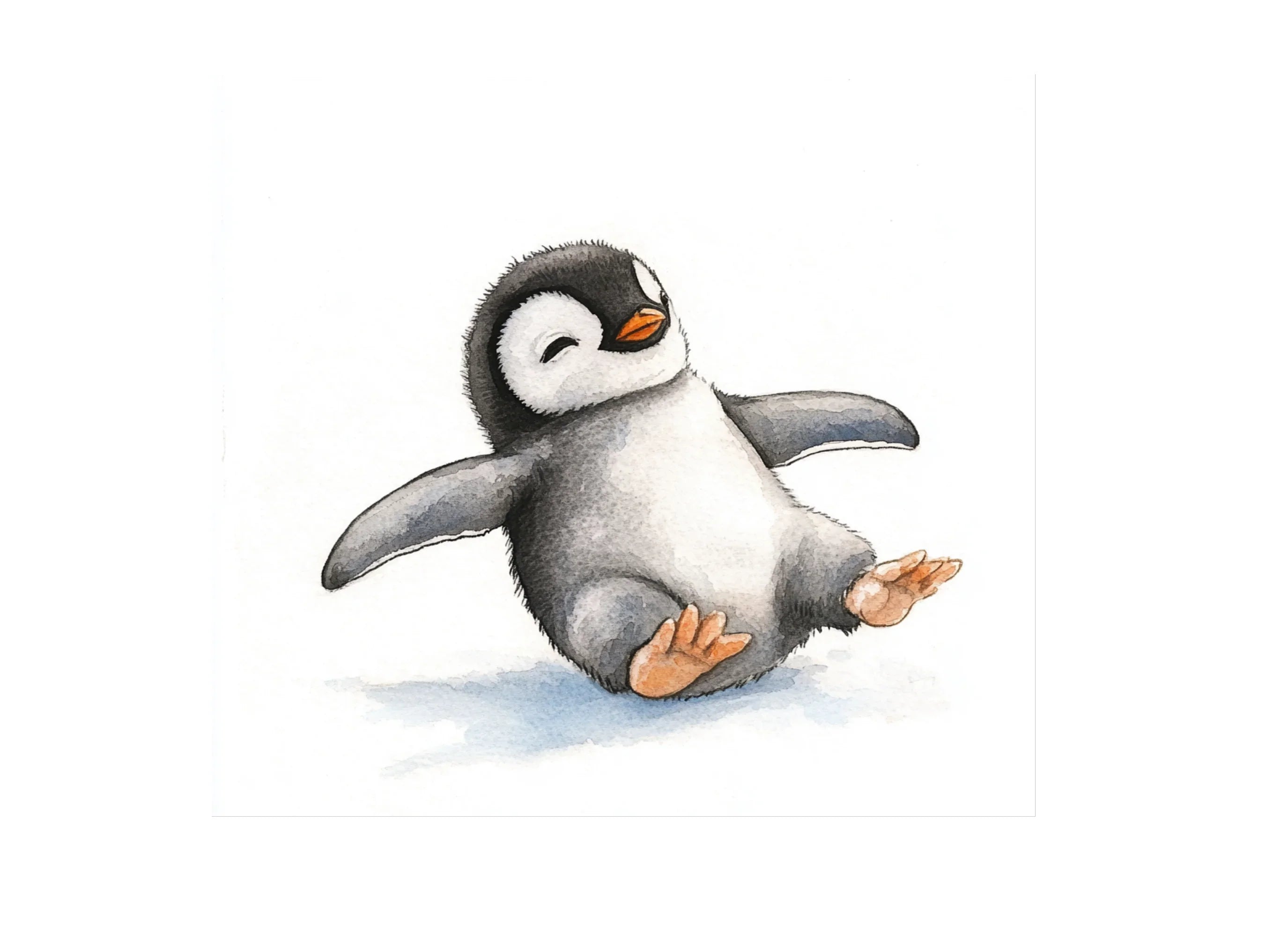 Cute Baby Penguin Clipart Bundle