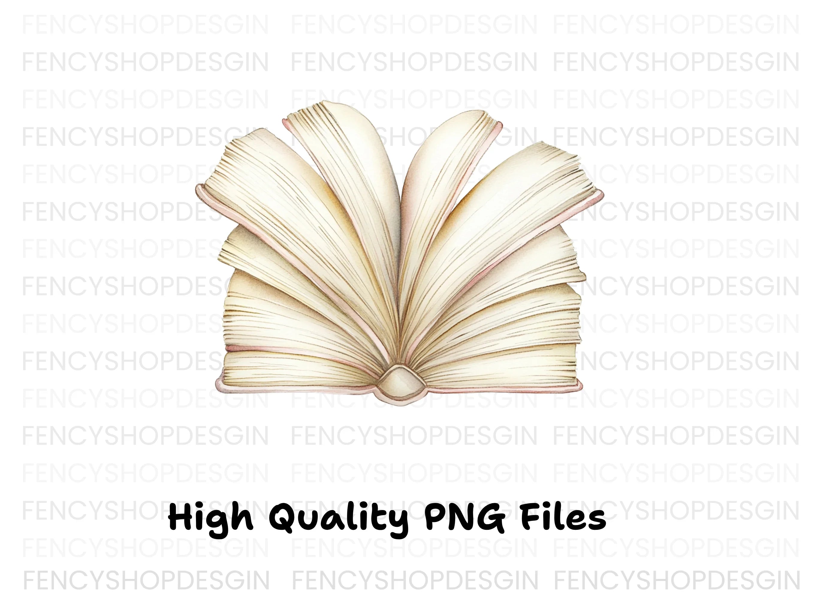 Open Book Clipart Bundle