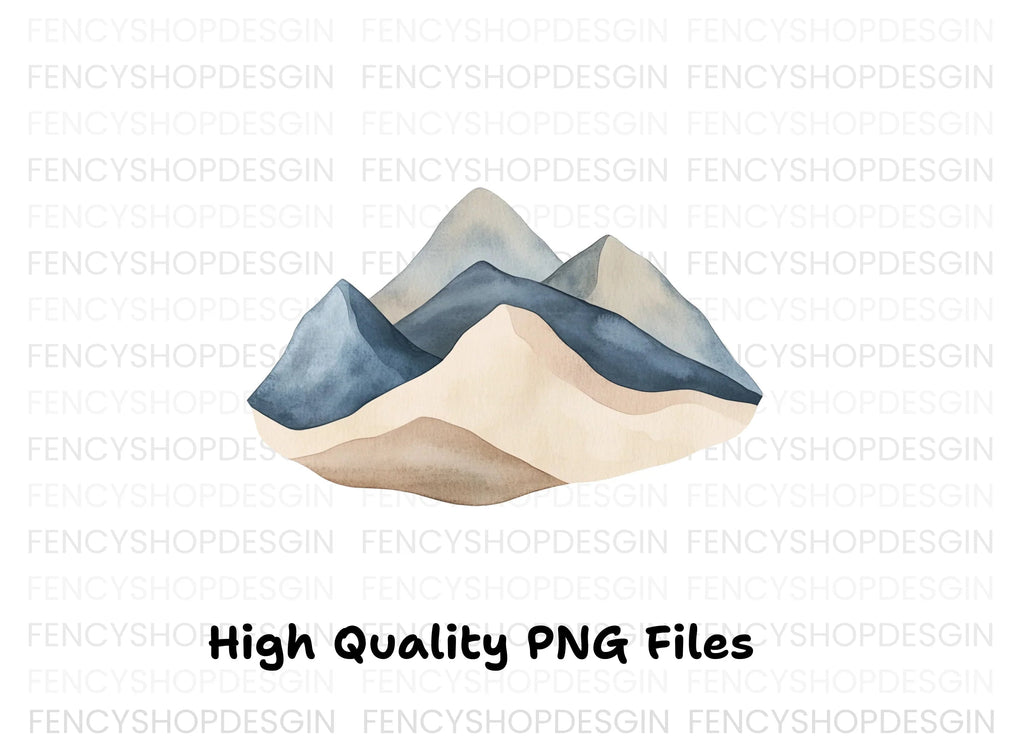Abstract Mountain Clipart Bundle