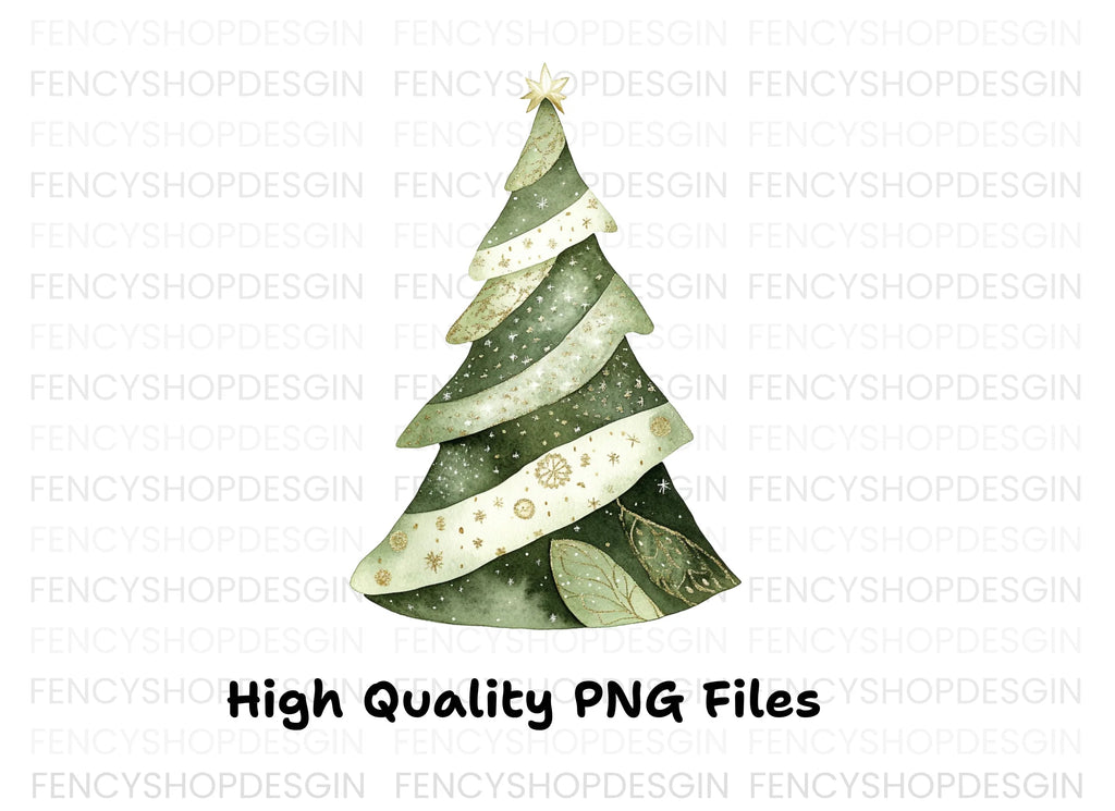 Christmas Tree Clipart Bundle