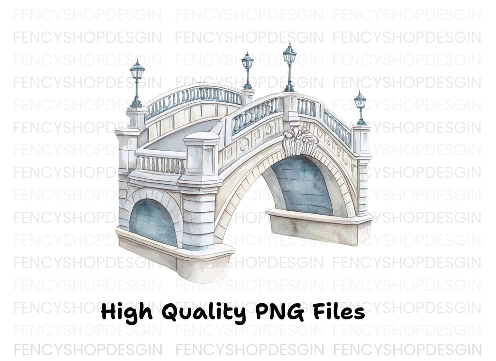 Elegant Bridge Clipart Bundle