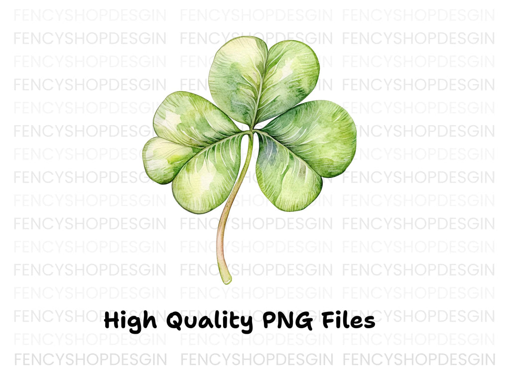 Lucky Clover Clipart Bundle