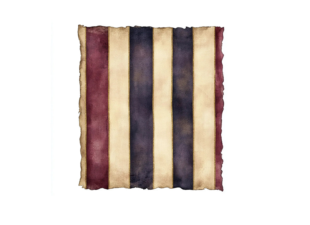 Vintage Patriotic Striped Clipart Bundle