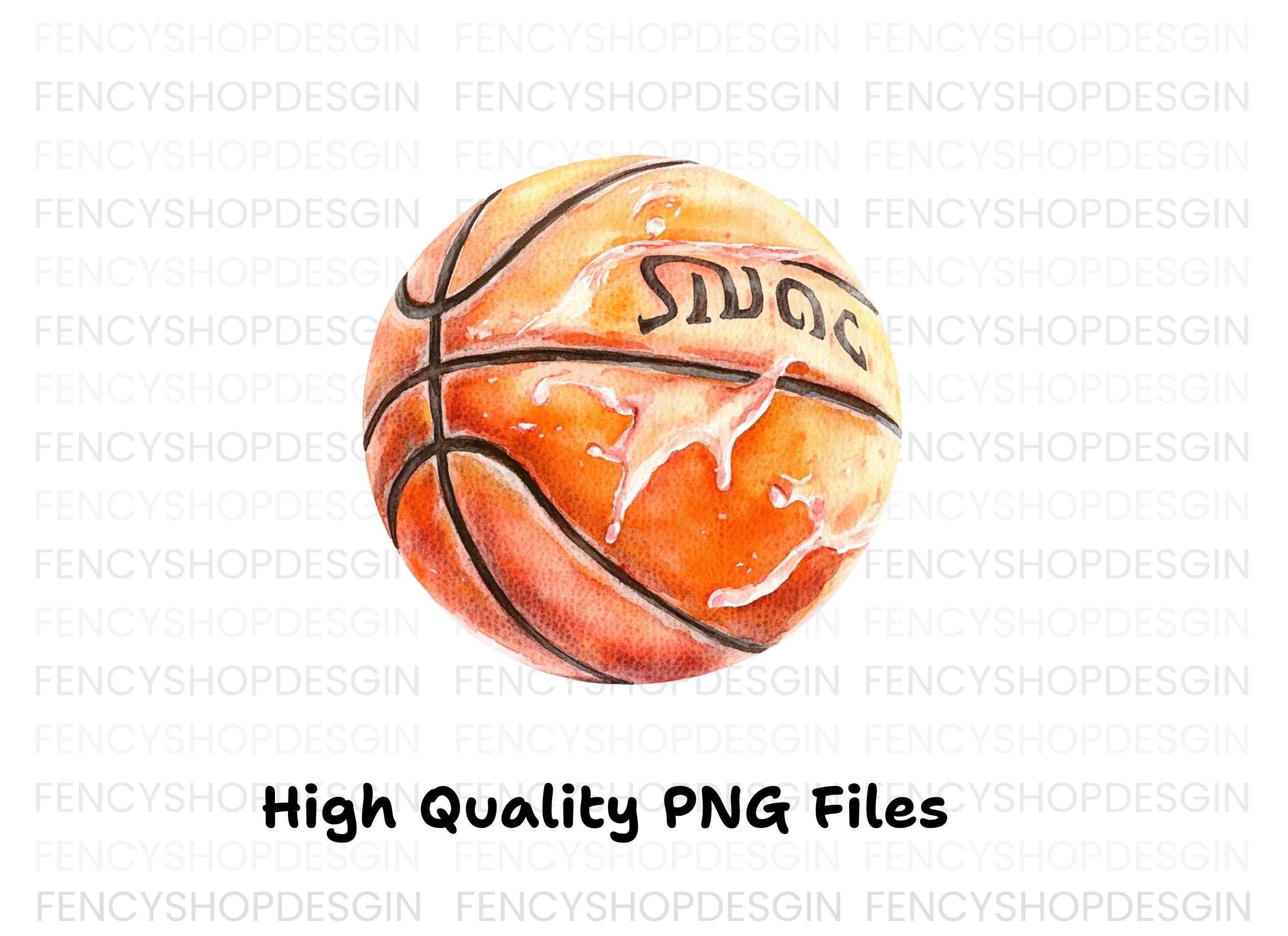 Basketball Splashes Clipart Bundle