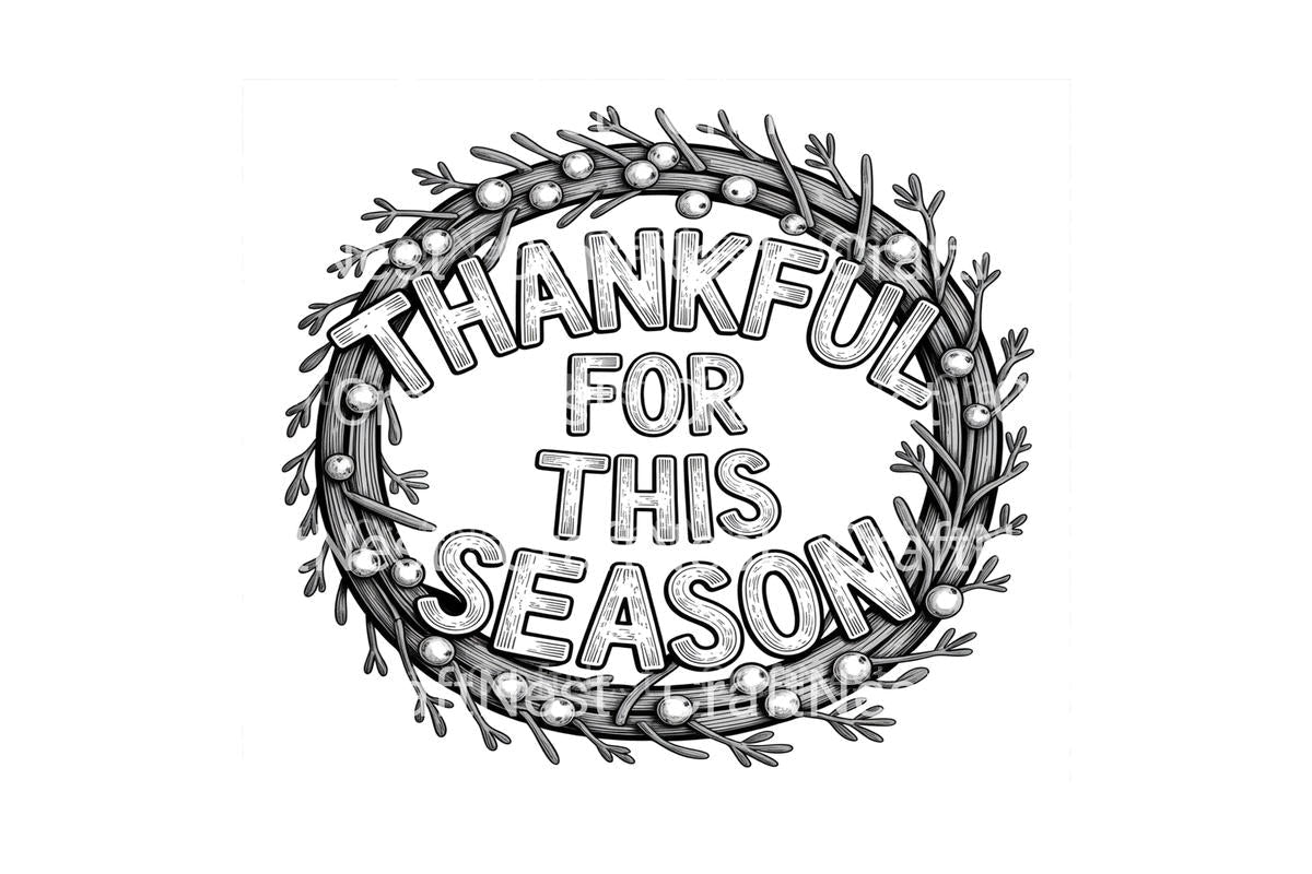 Harvest Blessings Corn Wreath Coloring Books