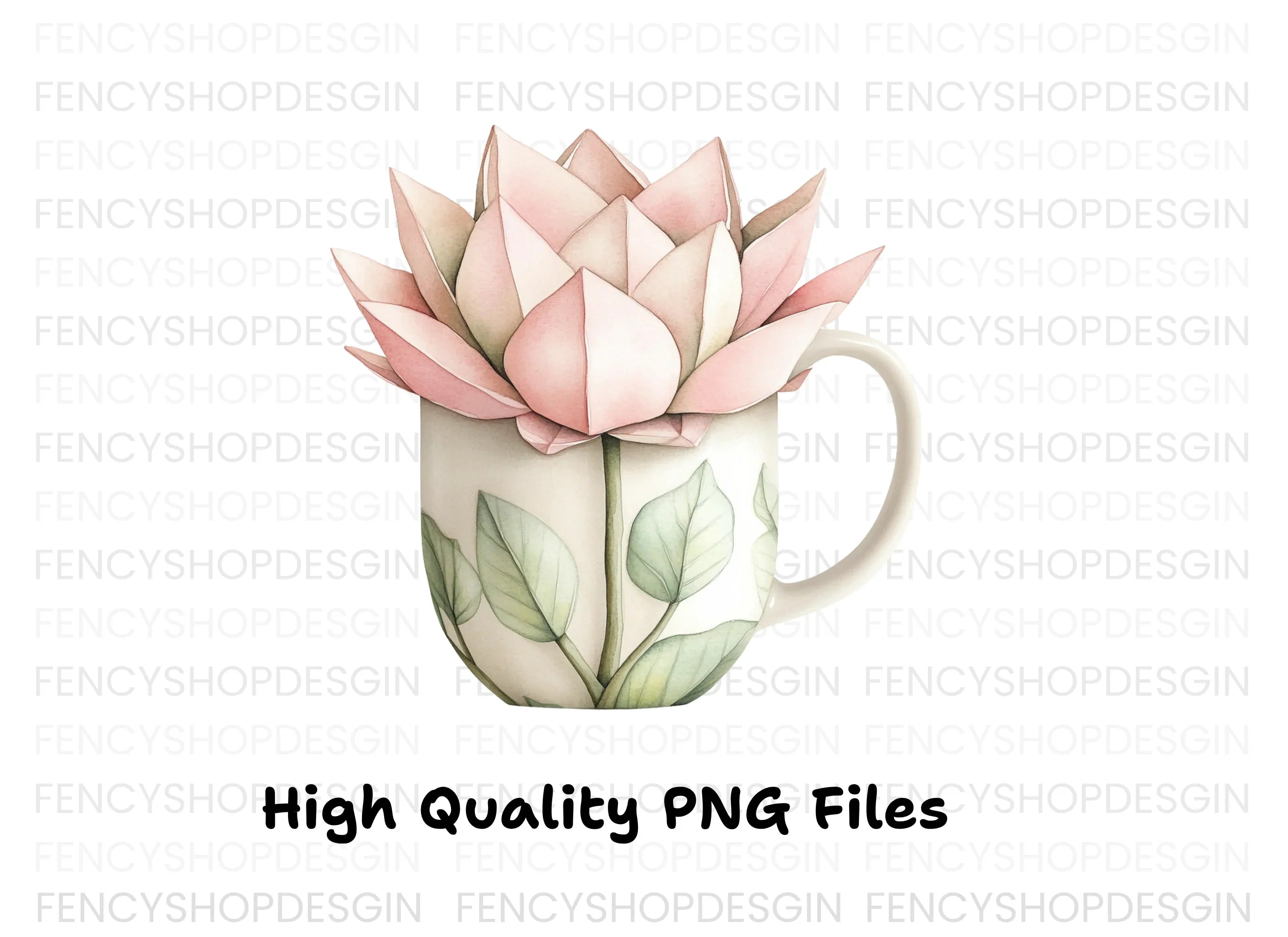 Lotus Flower Clipart Bundle