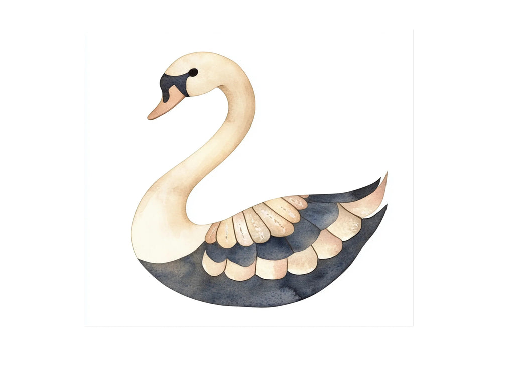 Elegant Swan Clipart Bundle
