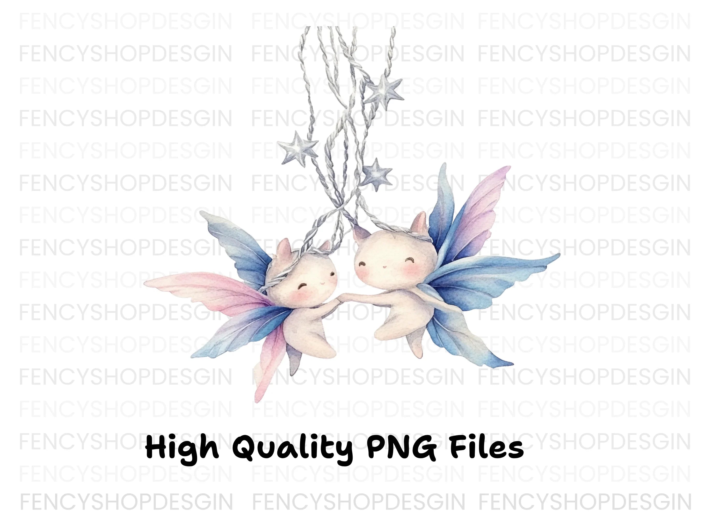 Enchanted Fairy Lights Clipart Bundle