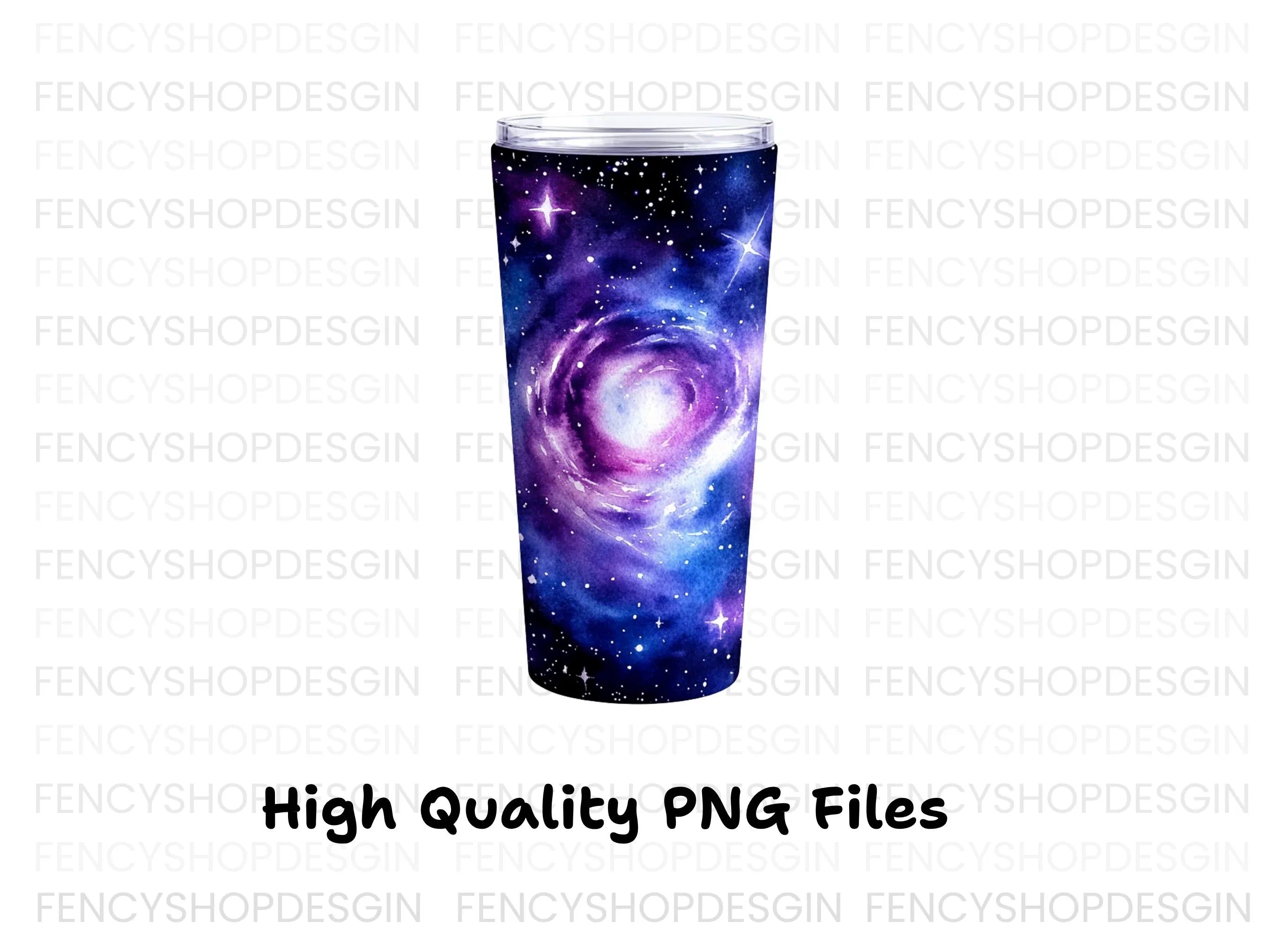 Galaxy Tumbler Clipart Bundle