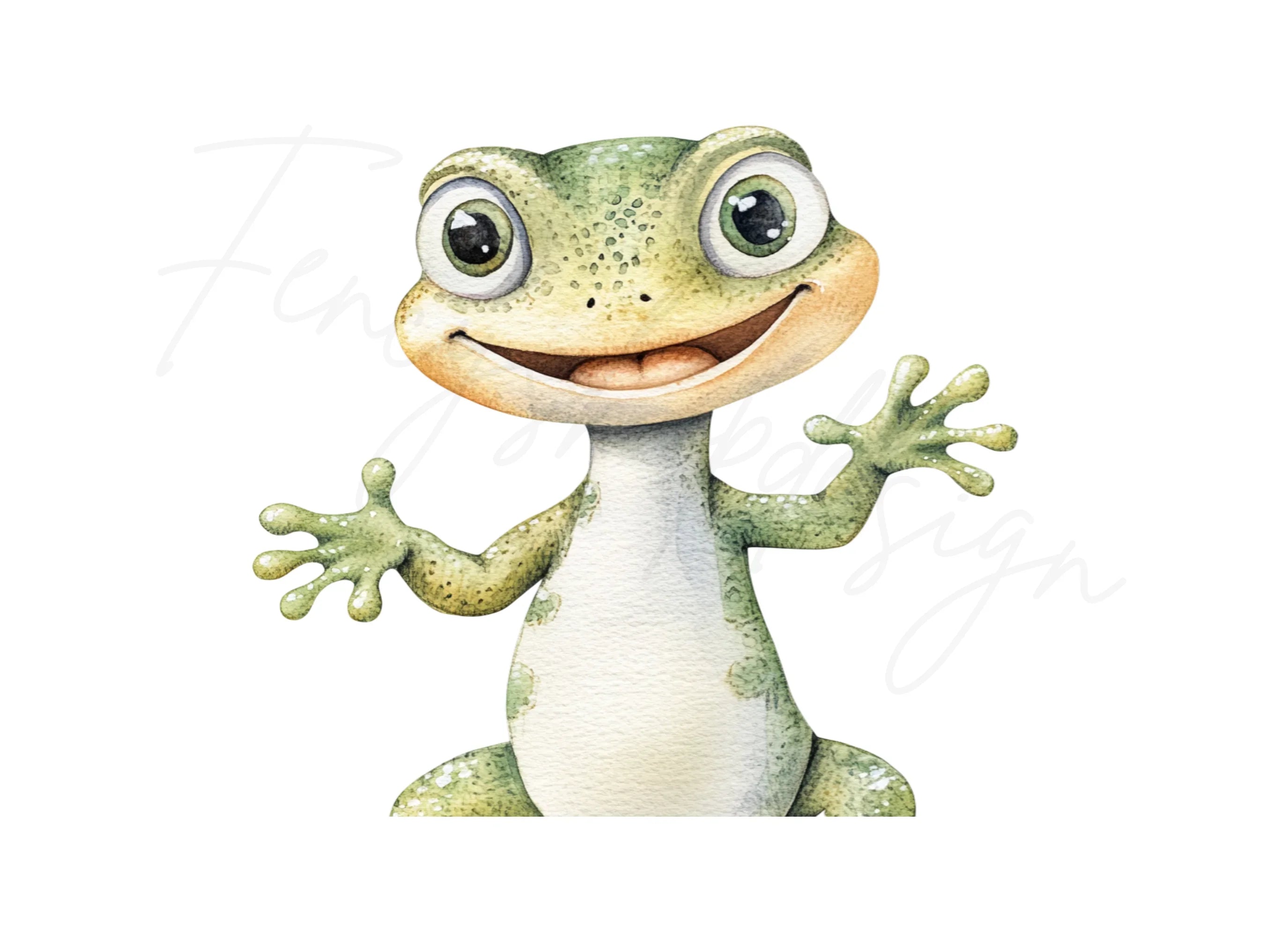Adorable Lizard Clipart Bundle