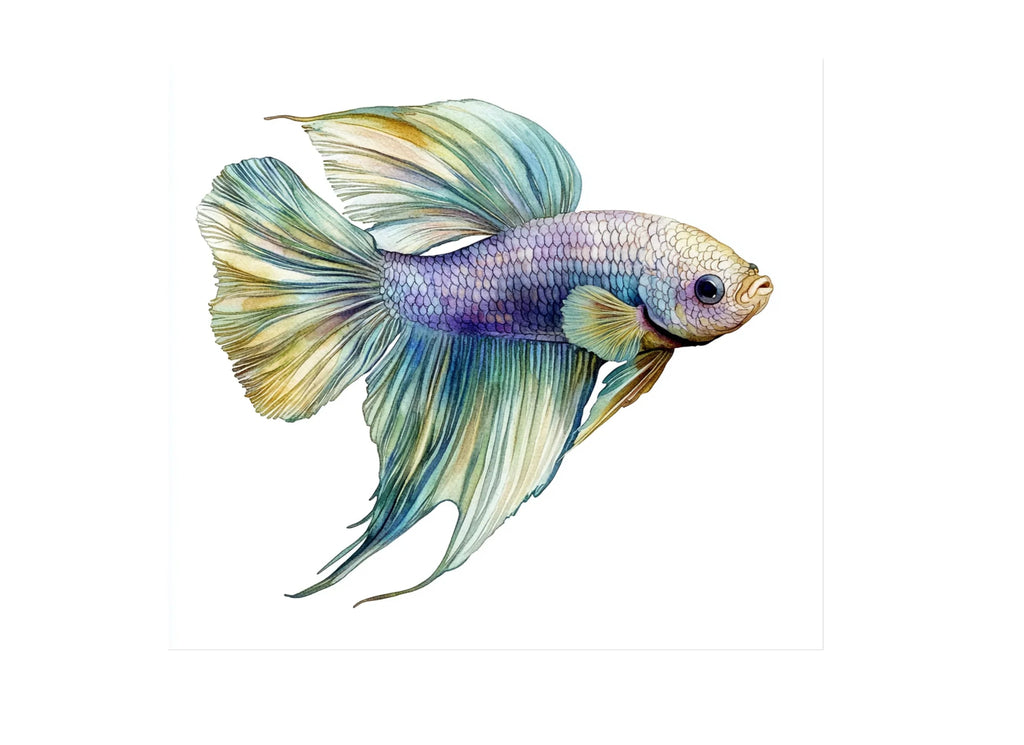 Vibrant Betta Fish Clipart Bundle
