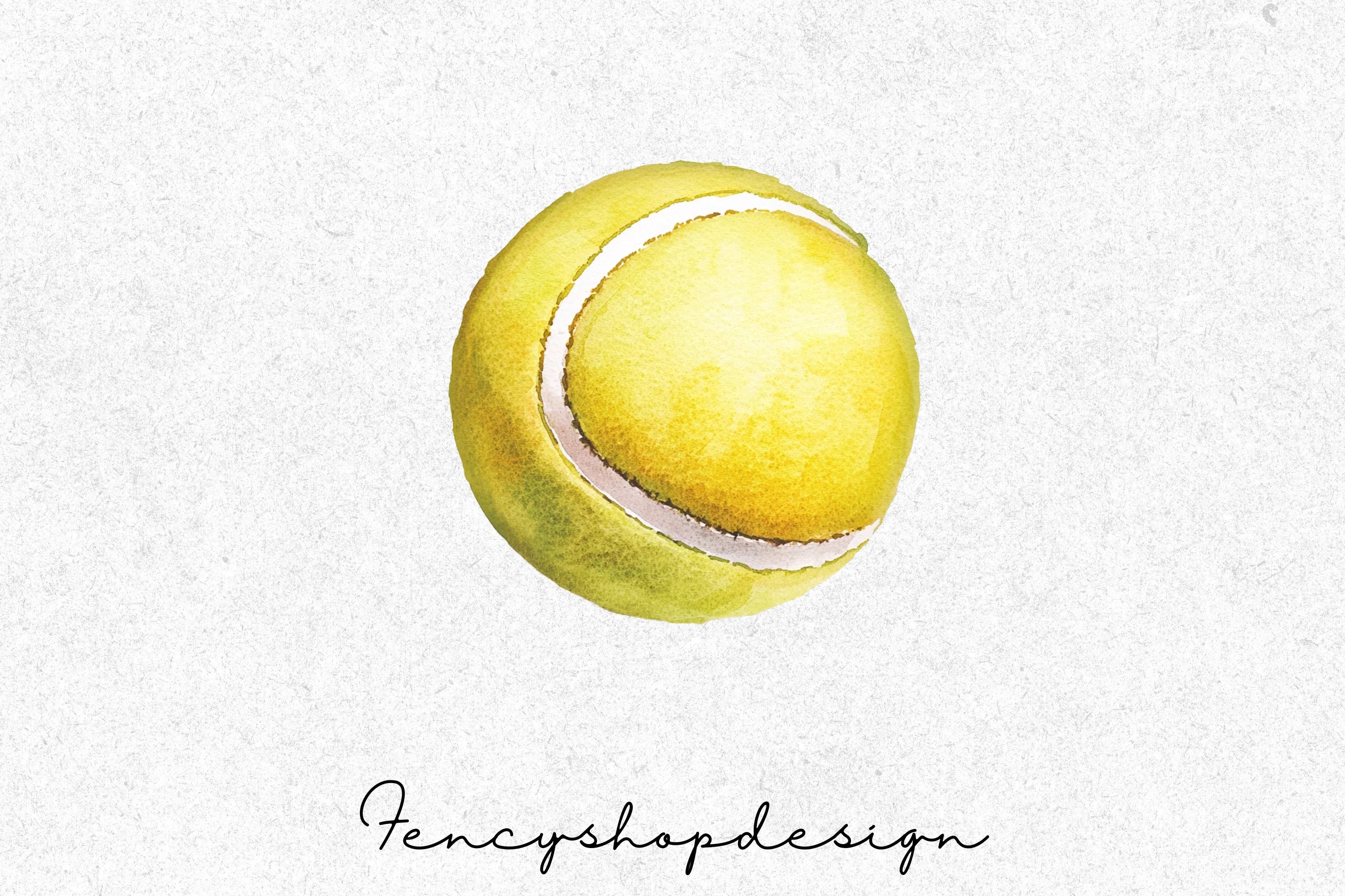 Tennis Ball Clipart Bundle