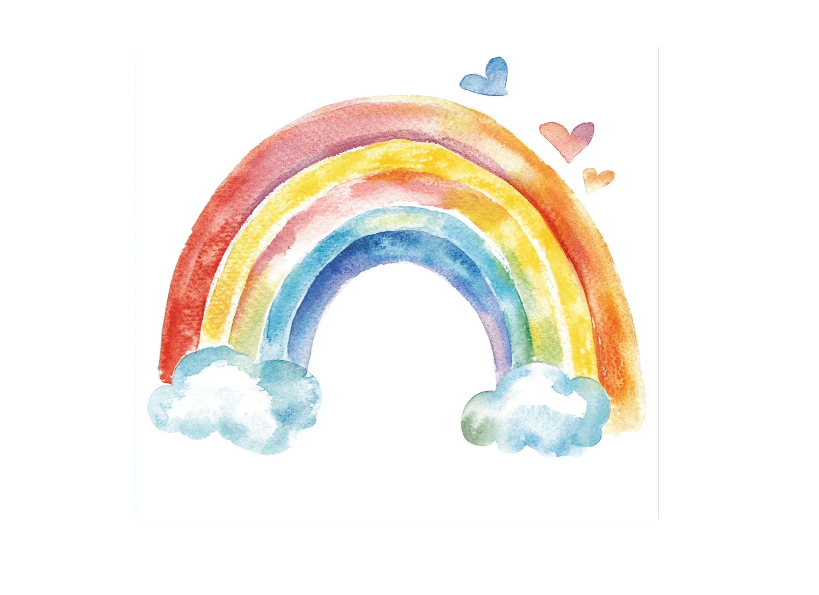 Rainbows and Clouds Clipart Bundle