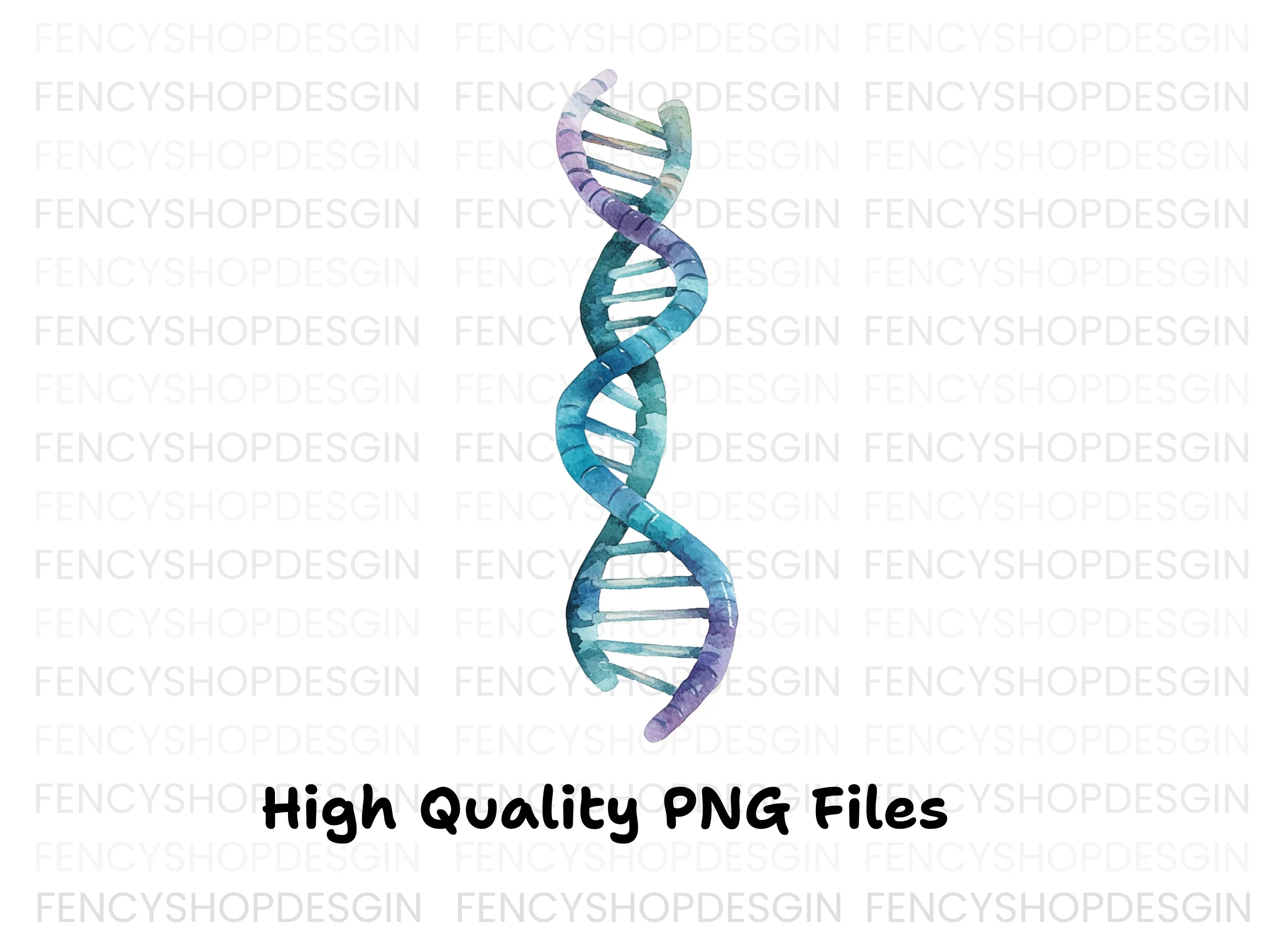 DNA Strand Clipart Bundle