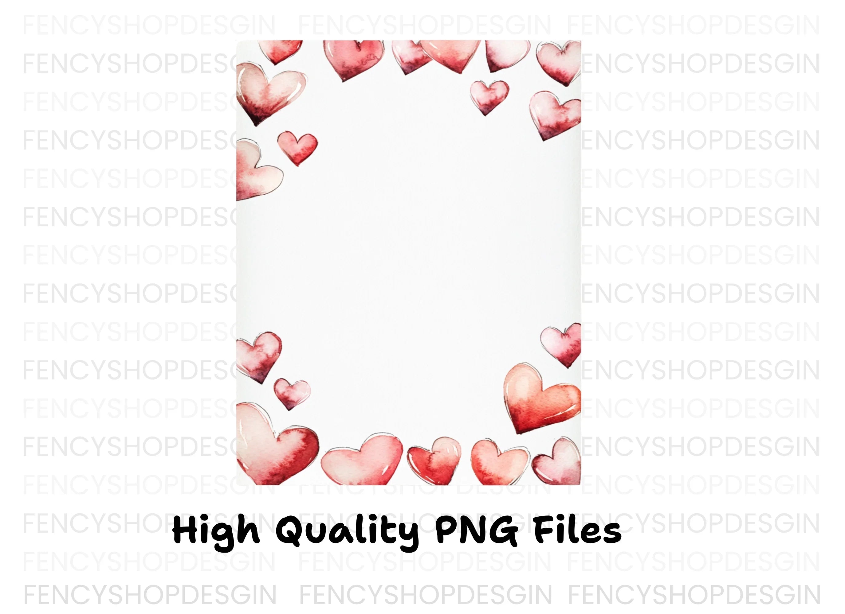 Heart Frames Clipart Bundle