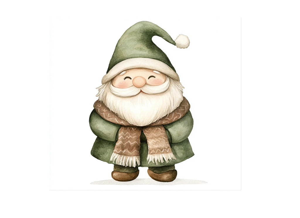 Cute Winter Gnomes Clipart Bundle