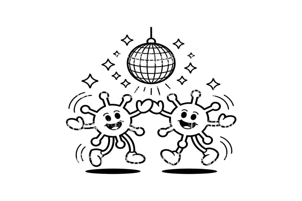 Snowflake Disco Party Fun Coloring Books