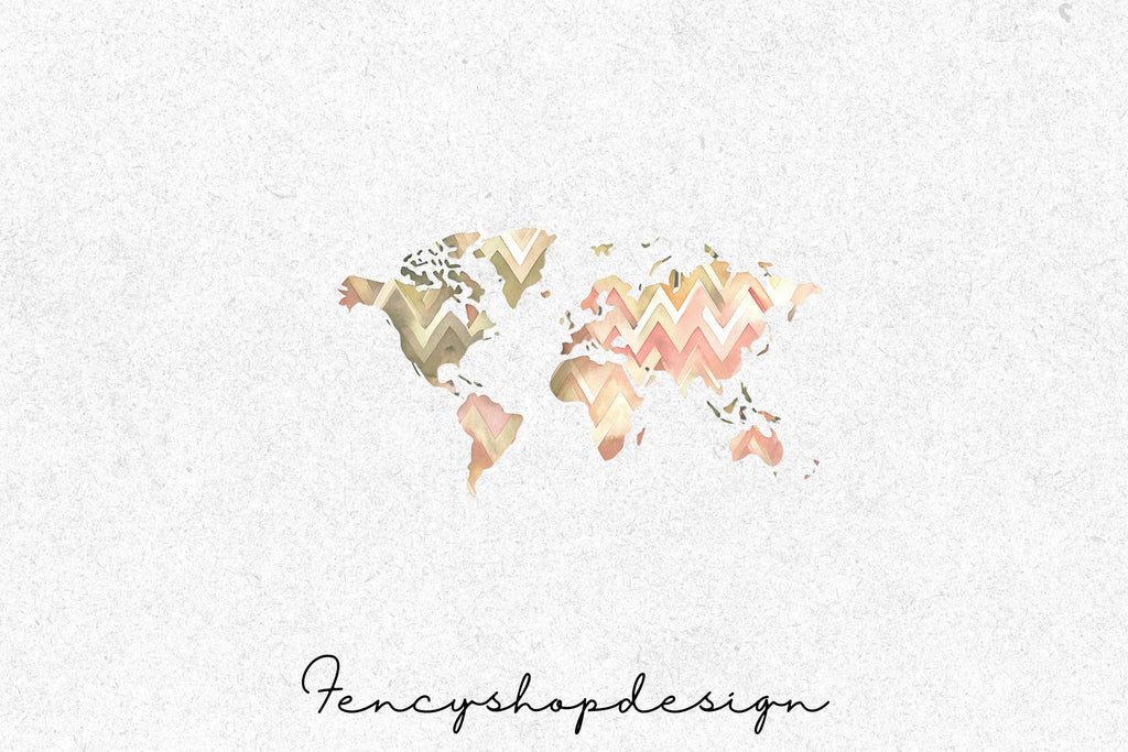 World Map Clipart Bundle