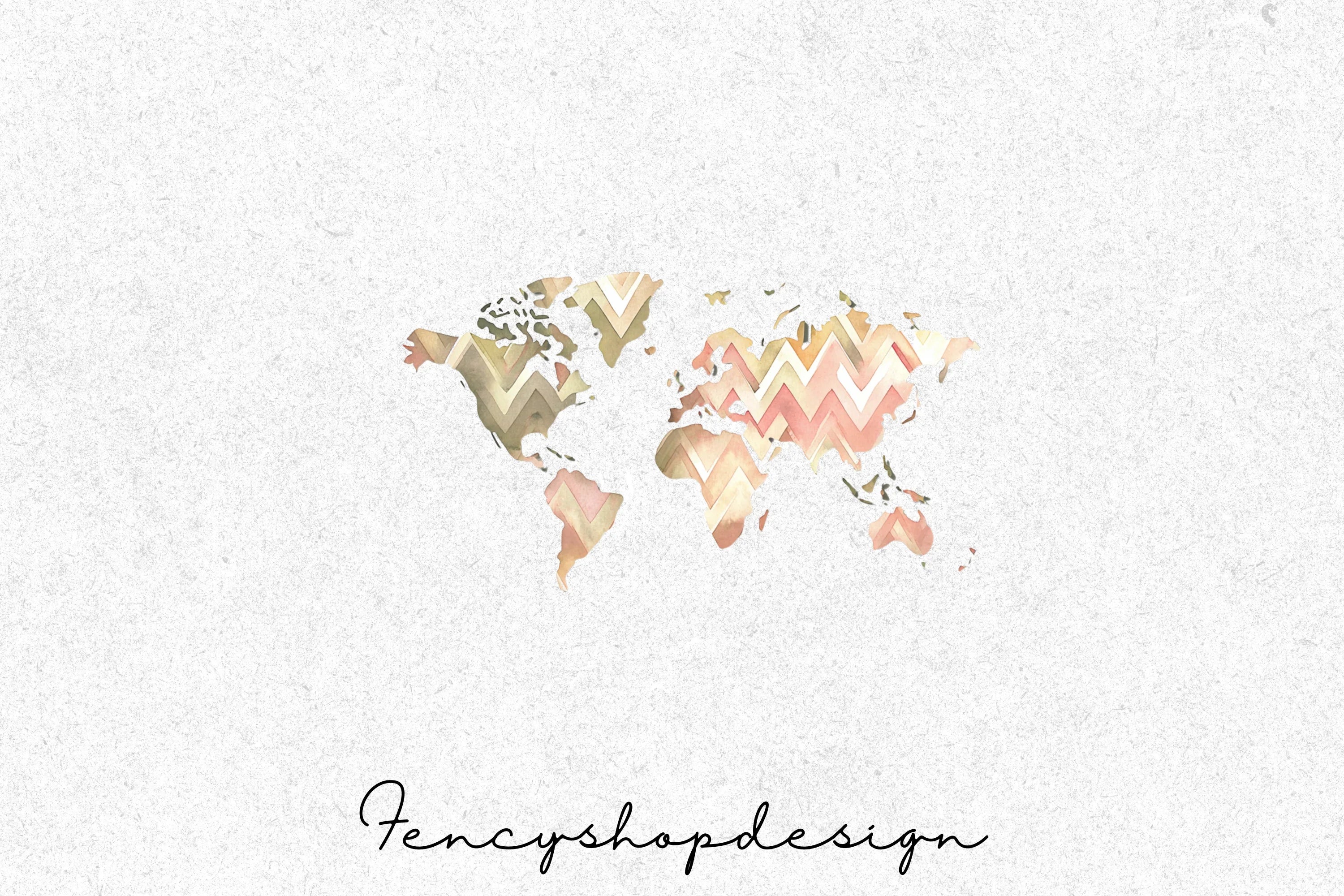 World Map Clipart Bundle