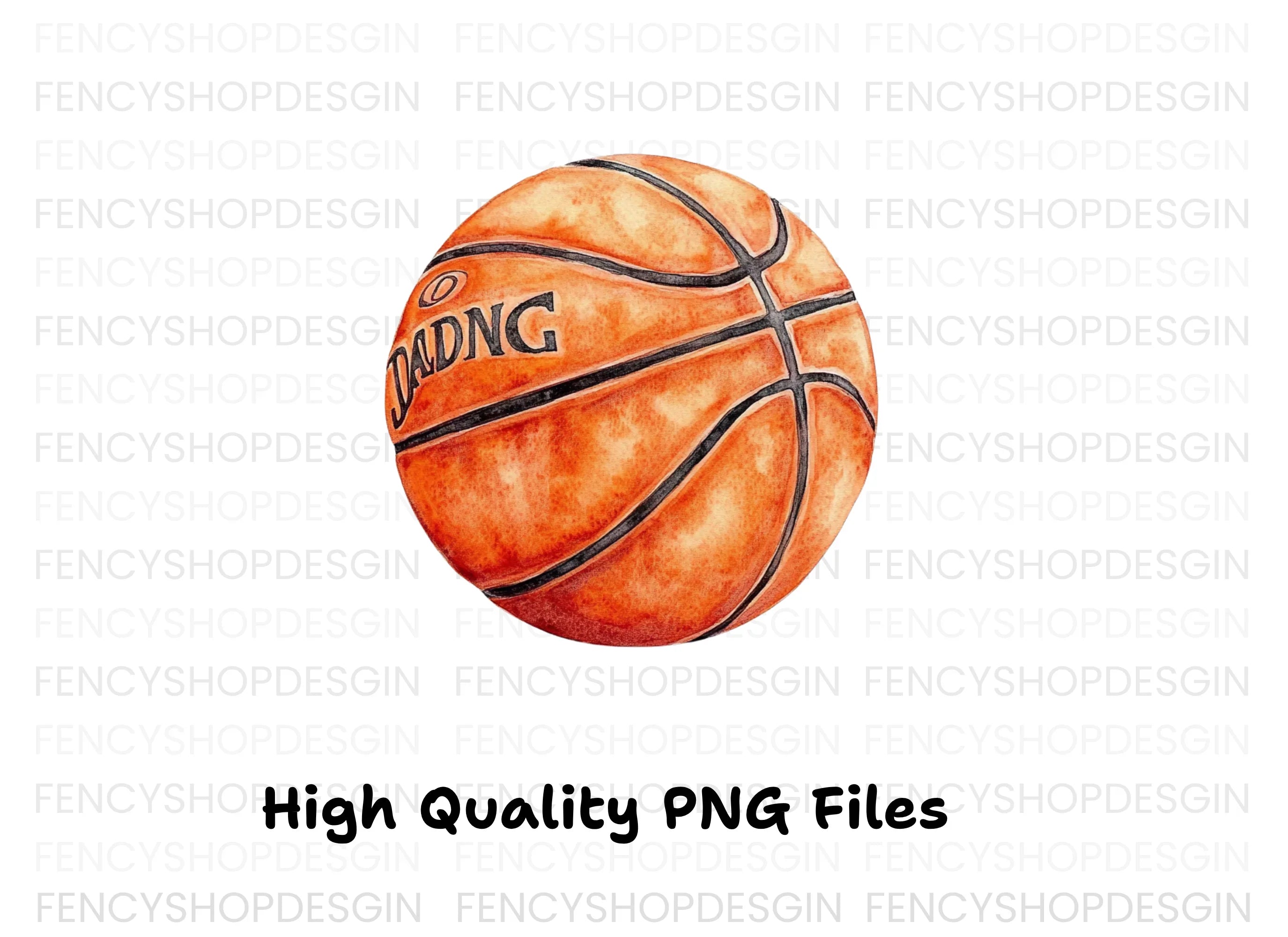 Realistic Basketball Clipart Bundle
