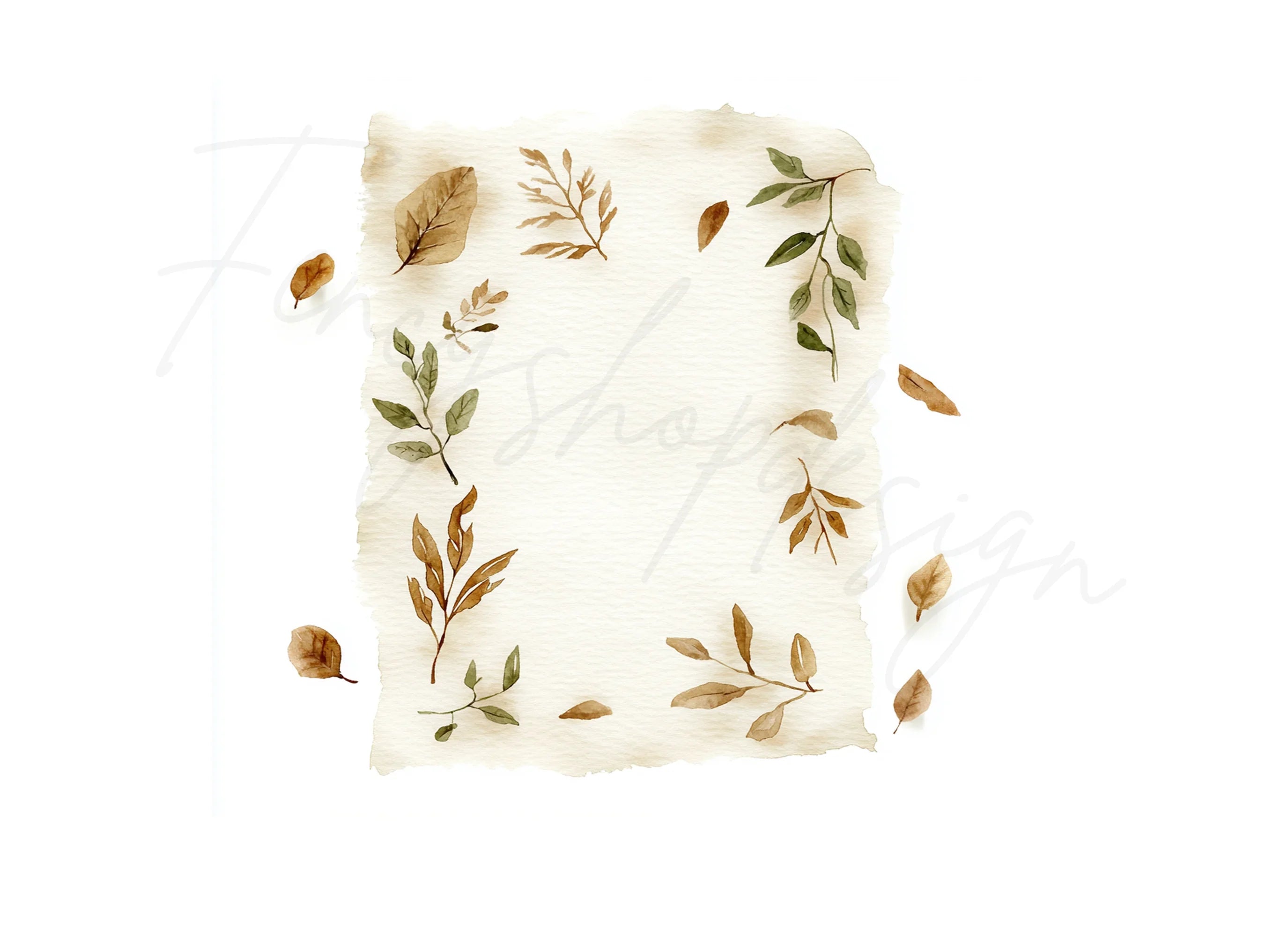Autumn Leaves Clipart Bundle