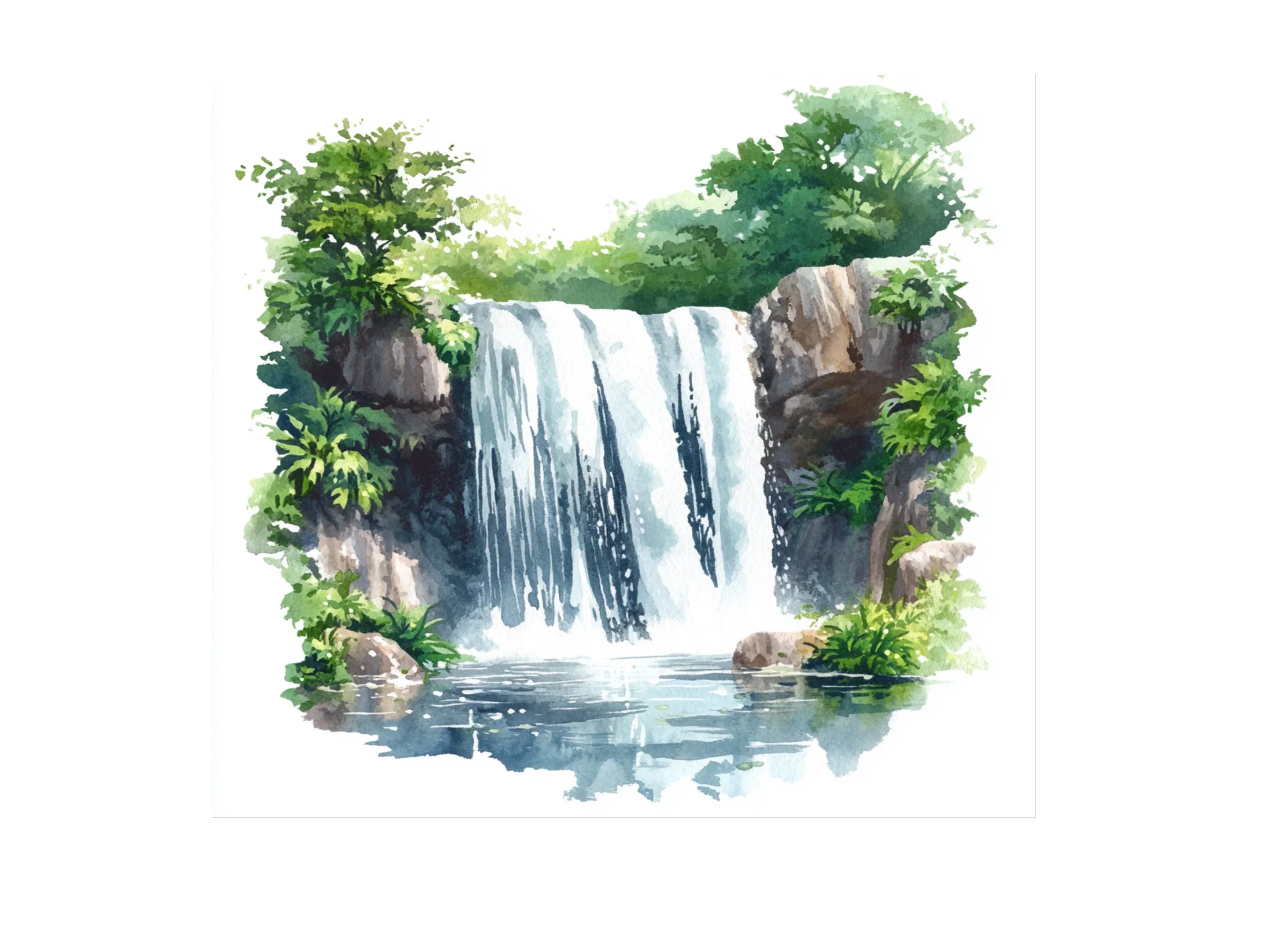 Waterfall Clipart Bundle