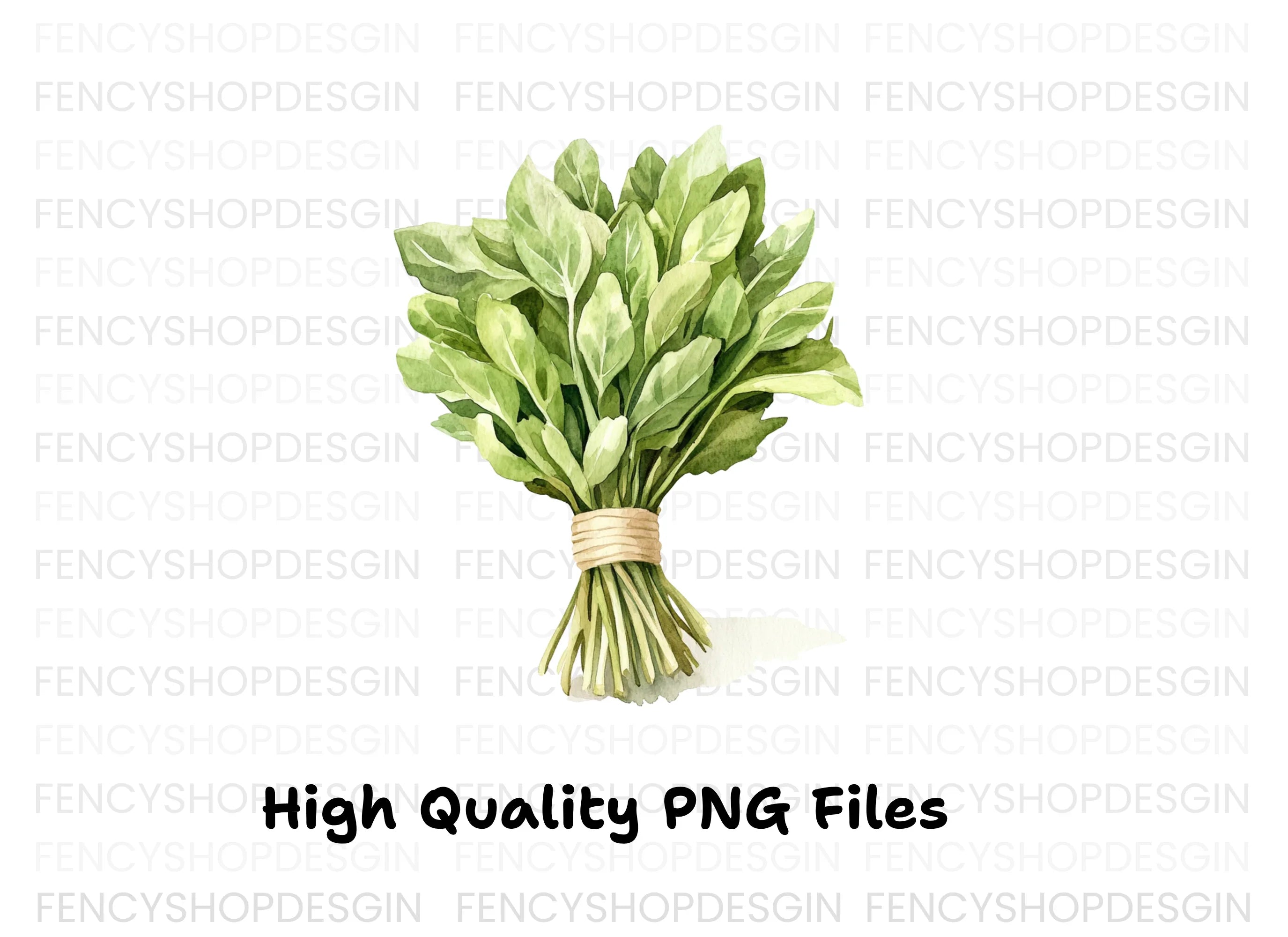 Fresh Greens Clipart Bundle