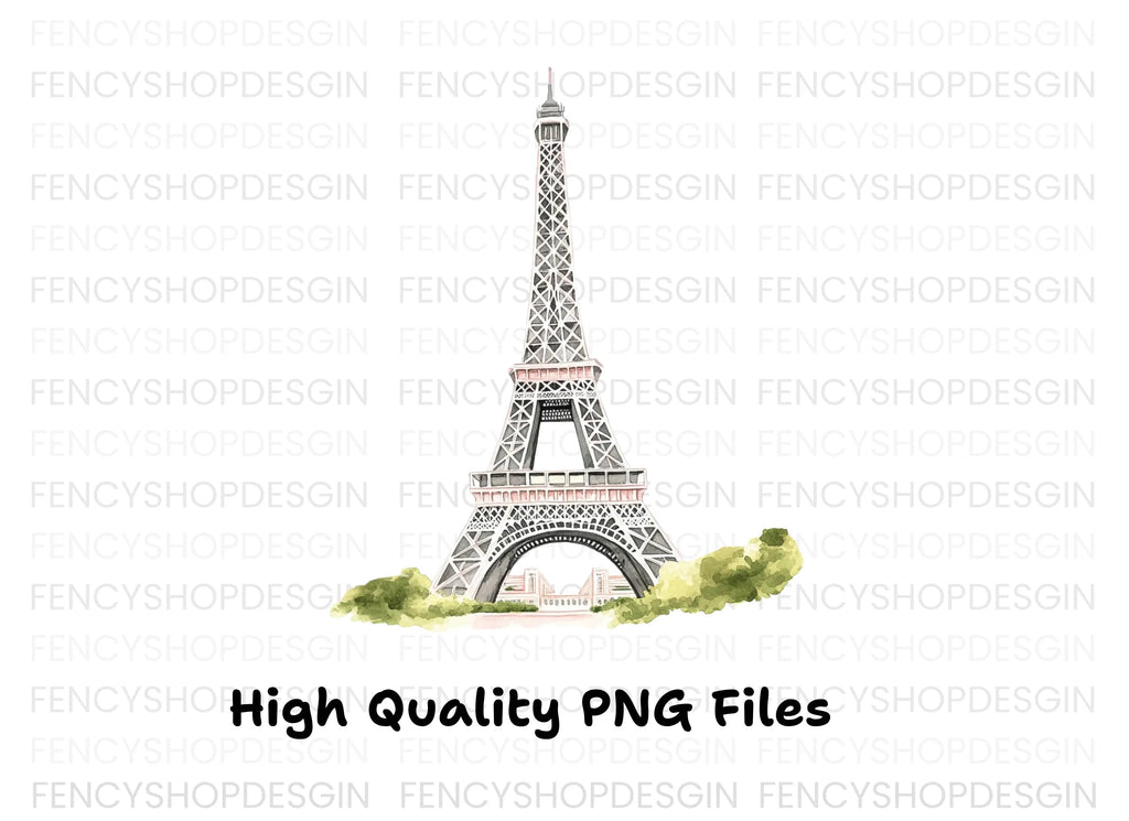 Eiffel Tower Clipart Bundle