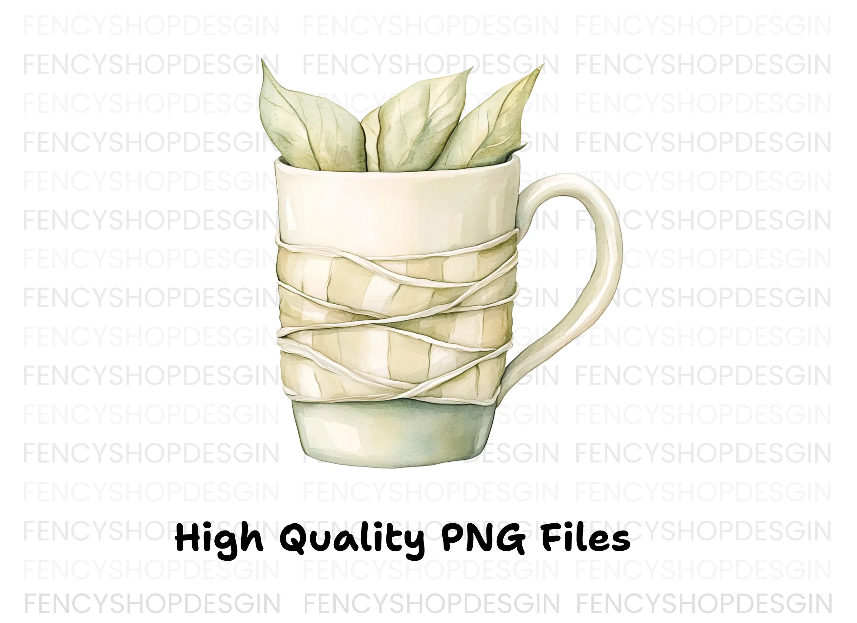 Green Leaves Clipart Bundle