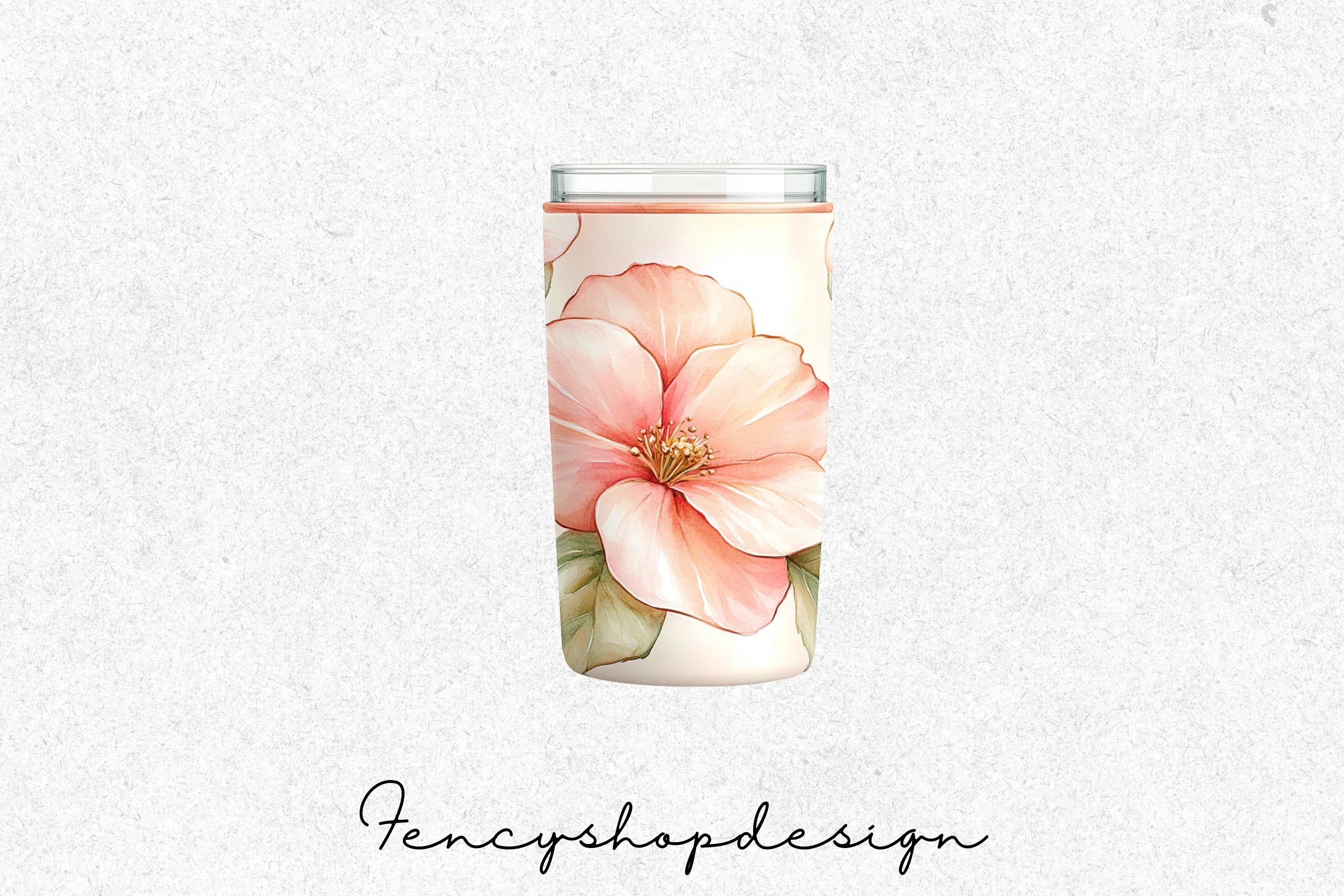 Vibrant Floral Tumbler Clipart Bundle
