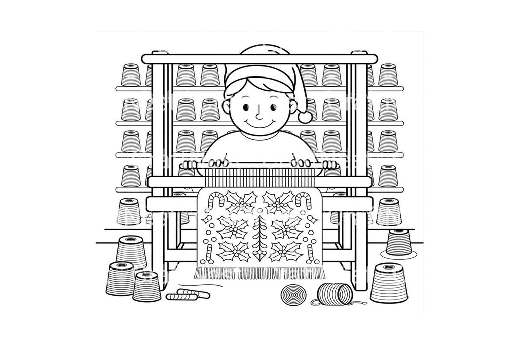 Christmas Weaving Fun Coloring Books