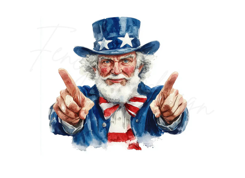 Uncle Sam Clipart Bundle
