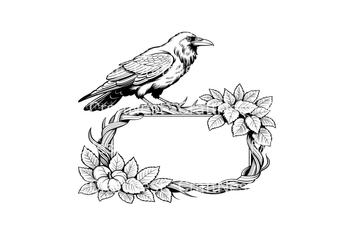 Raven and Crow Coloring Books