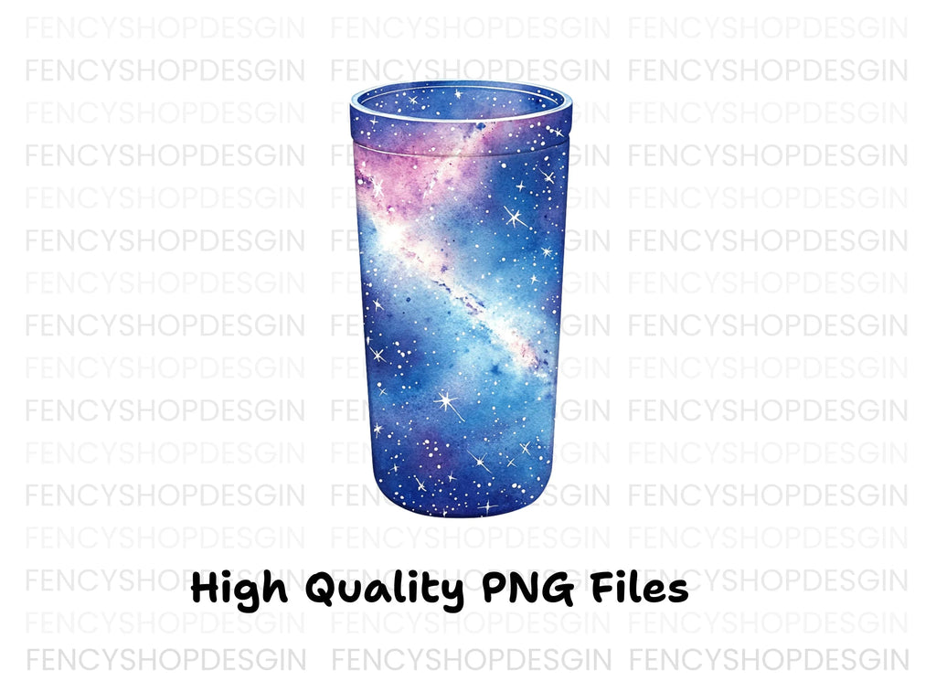Galaxy Tumbler Clipart Bundle