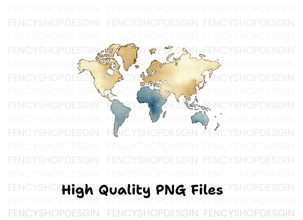 World Map Clipart Bundle