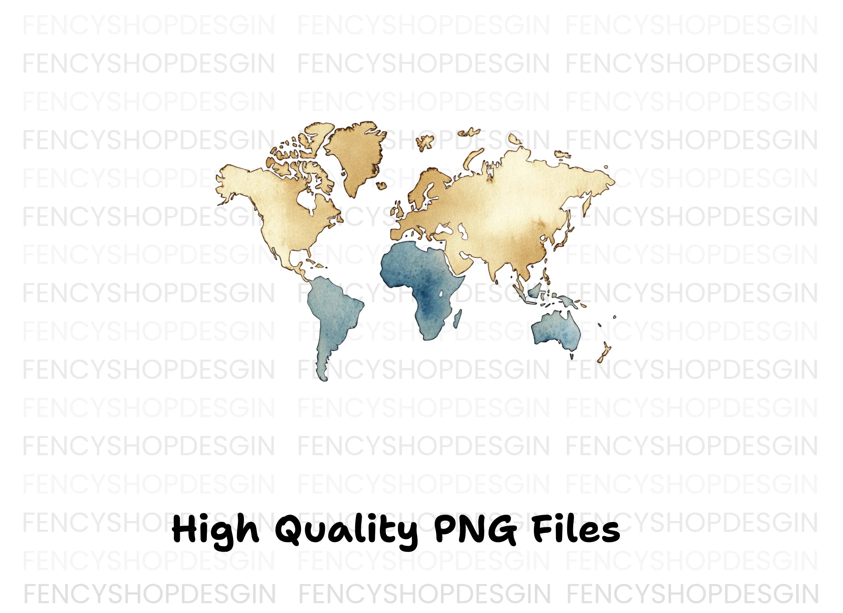 World Map Clipart Bundle