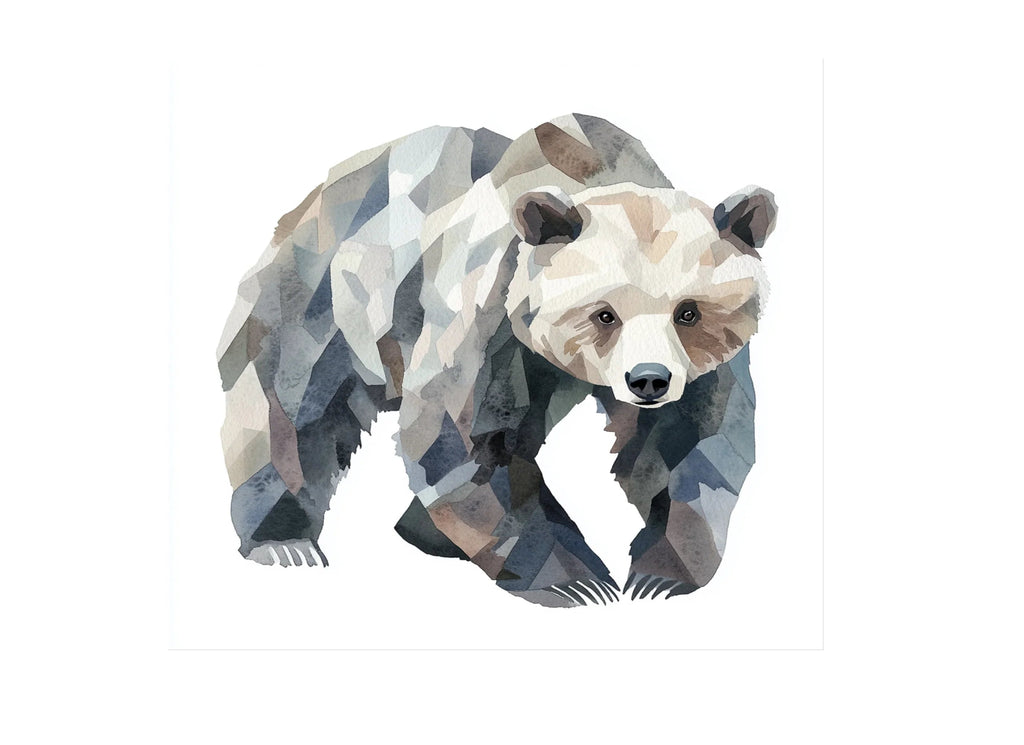 Geometric Bear Clipart Bundle