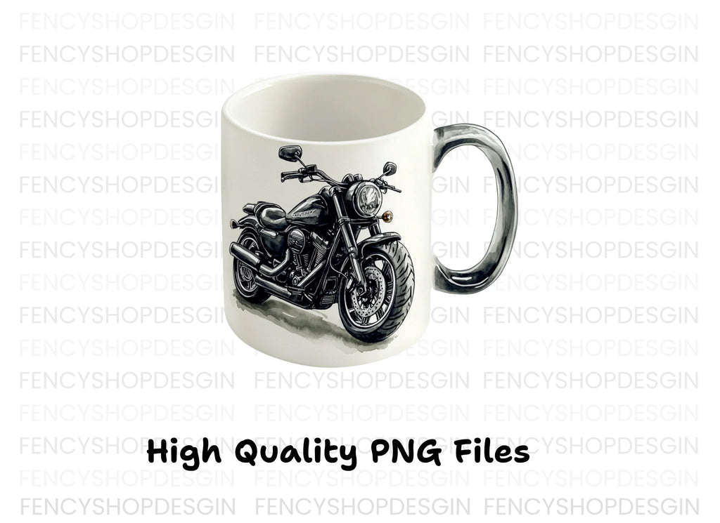 Motorcycle Clipart Bundle