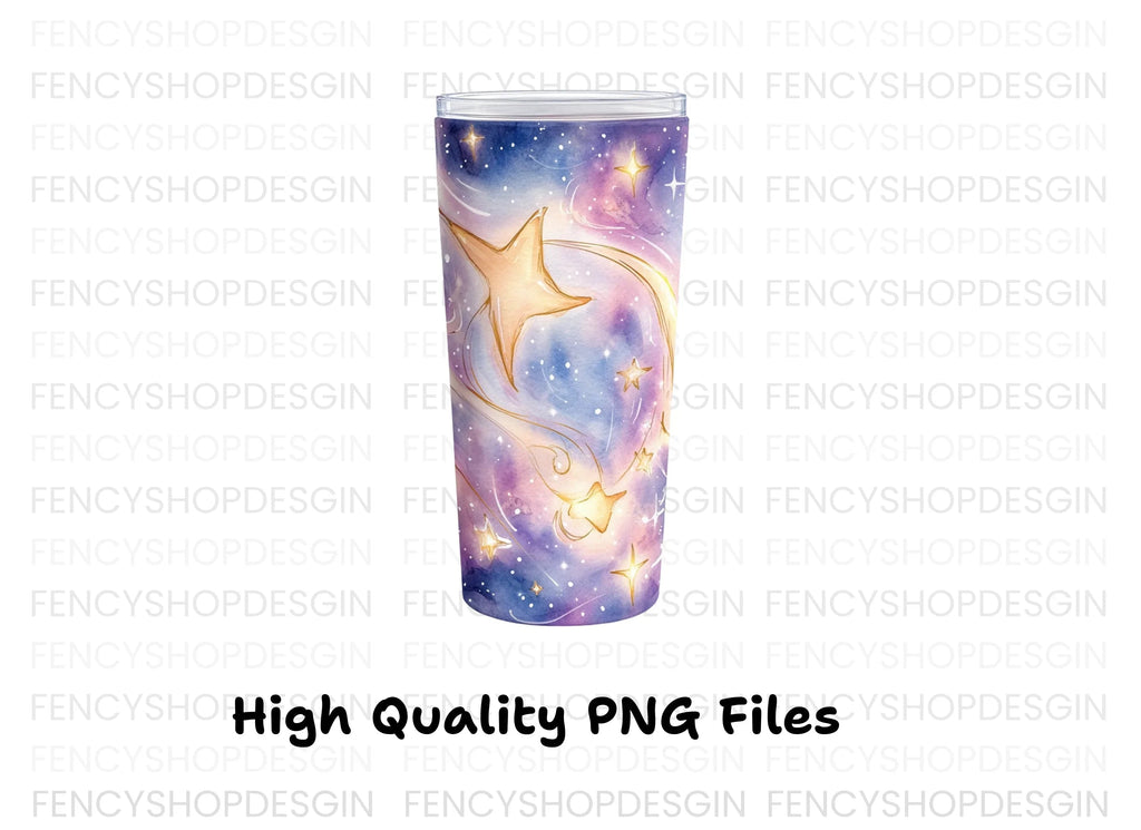 Galaxy Tumbler Clipart Bundle